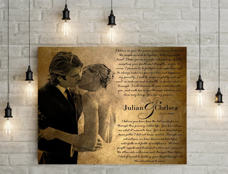 Wedding Song on Canvas
